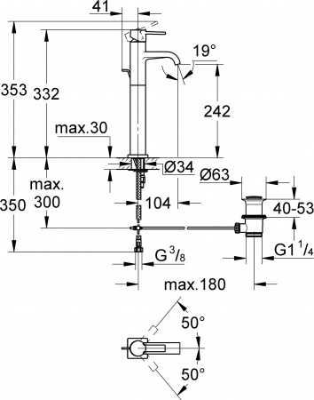  Grohe Allure 32760000  