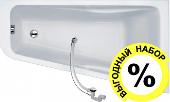 ��������� ����� Jacob Delafon Odeon Up 160x90 R + ����-�������