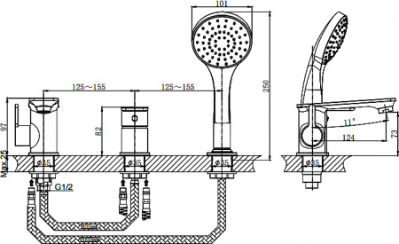��������� Rush Bruny BR4335-333 �� ���� �����