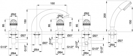 ��������� Migliore Axo Swarovski ML.AXO-680F.CR �� ���� �����, ����