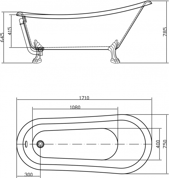 ��������� ����� Swedbe Vita 8819CH 170x75