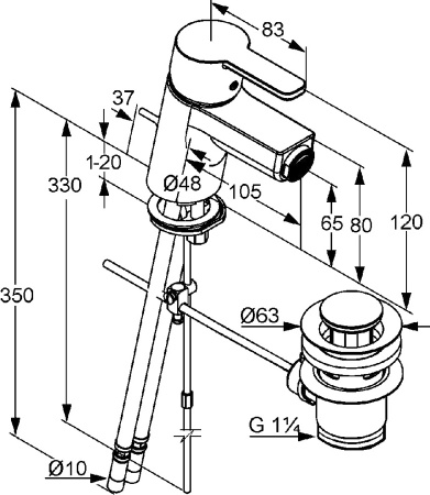��������� Kludi Logo Neo 375330575 ��� ����