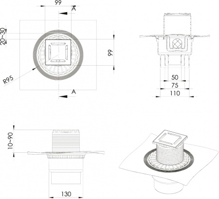 ������� ���� Berges Wasserhaus Zentrum Norma 090462 10 x10 ��, ����