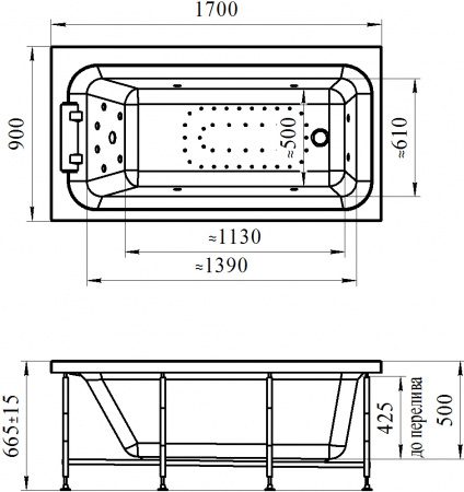 ��������� ����� Radomir ������ 2 1-01-0-0-1-045 170x90