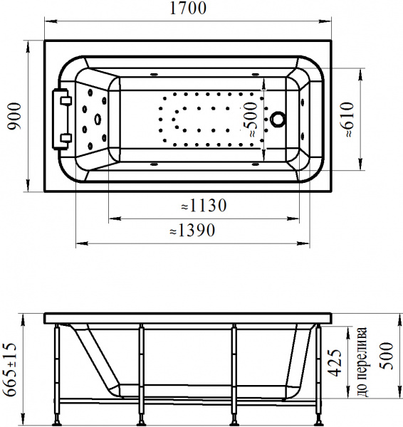��������� ����� Radomir ������ 2 1-01-0-0-1-045 170x90