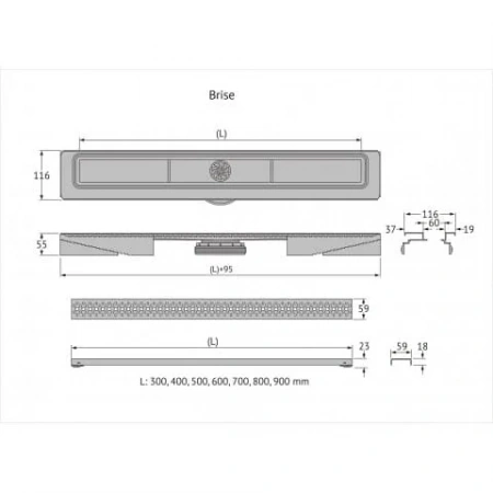   Berges  C1 Brise 800   ,    090033