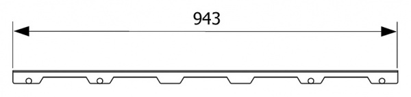 ������� Tece TECEdrainline Steel II 6 010 83 100 �� �������