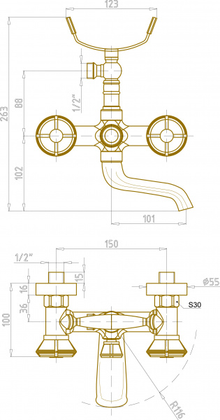 ��������� Bronze de Luxe 10119 ��� ����� � �����