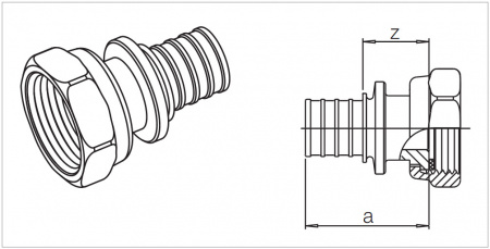 ���������� Rehau Rautitan �������� ����� 63x8.7-G2 3/8