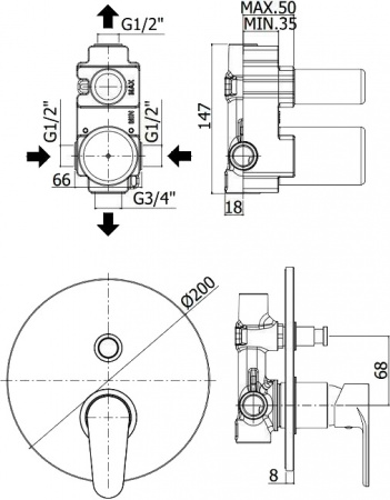 ��������� Paffoni Green GR015CR � ���������� ������, ��� ����� � �����
