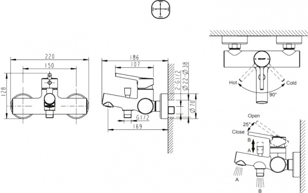 ��������� Bravat Palace F6172217CP-01-RUS ��� ����� � �����
