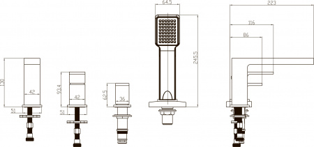 ��������� Omnires Baretti BA7832CR �� ���� �����, ����