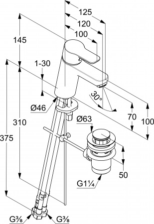 ��������� Kludi Pure&Easy 372760565 ��� ��������, ��� ����������� ����������������