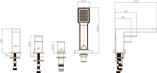 ��������� Omnires Baretti BA7832CR �� ���� �����, ����