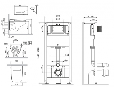 �������� AM.PM Inspire V2.0 IS450A38.50A1700 � �������� ���������, ��������� ������