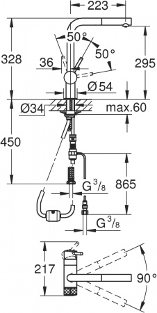 ��������� Grohe Blue Pure Minta 31721000 ��� �������� �����