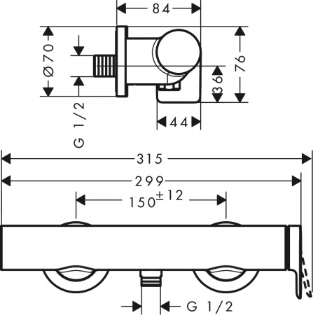 ��������� Hansgrohe Vivenis 75620700 ��� ����, ������� �����
