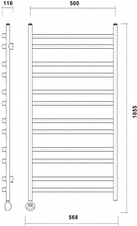 ����������������� ������������� Domoterm ������� �12 50x100, �������� ������, L