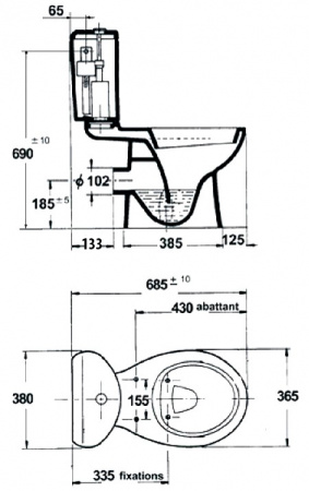 ����� ��� ������� Jacob Delafon Kandel E1459