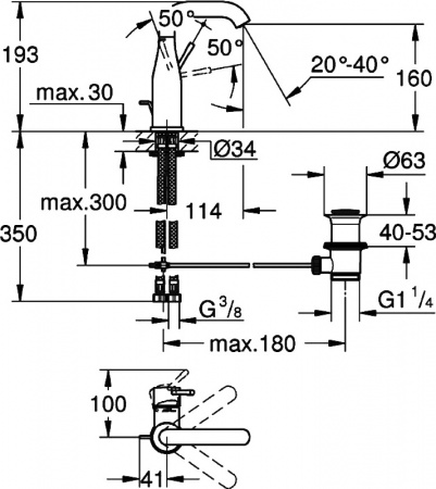 ��������� Grohe Essence New 23462001 ��� ��������