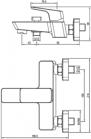 ��������� Aquanet Gotic AF440-20B ��� ����� � �����, ������