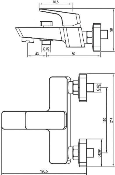��������� Aquanet Gotic AF440-20B ��� ����� � �����, ������