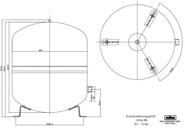 Reflex NG 35, �����, ���������� �������������� ���, ����������� 6/1,5 ���, ���. 8270100