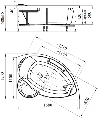 ��������� ����� Radomir Vannesa Massage ����� 2-77-2-1-0-218 170�120, � �������������, �������� � �������, �����, L