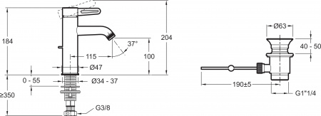 ��������� Jacob Delafon Nouvelle Vague E78335-BLV ��� ��������