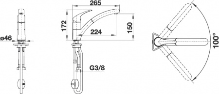 ��������� Blanco Bravon-S 520282 ��� �������� �����