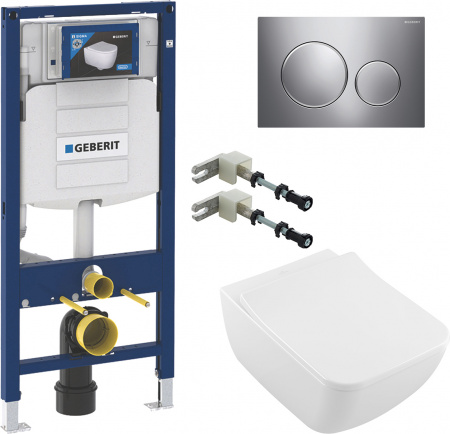     Villeroy & Boch Venticello 4611RSR1 , Ceramicplus +     Geberit Duofix 111.815.00.1   +     Geberit Duofix UP 320 111.300.00.5 +  