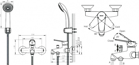 ��������� Bravat Emeralda TF6135147CP-B-RUS ��� ����� � �����, � ������