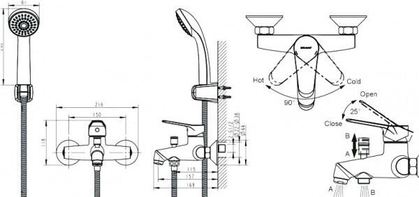 ��������� Bravat Emeralda TF6135147CP-B-RUS ��� ����� � �����, � ������