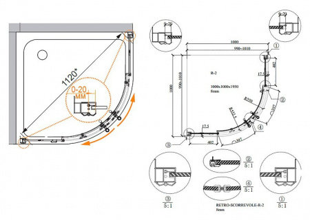 ������� ������ Cezares Retro scorrevole R2 100 CP Cr 100 �� 