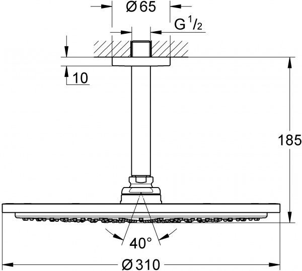 ������� ��� Grohe Rainshower 26067A00