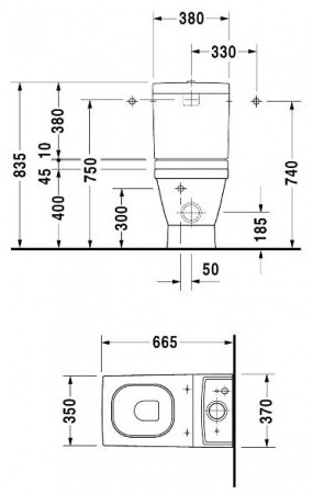 ����� ��� ������� Duravit 2ND Floor 0876100005