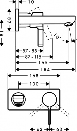 ��������� Hansgrohe Metris S 31162000 ��� ��������