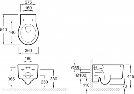 ������ ��������� Jacob Delafon Viragio E4773