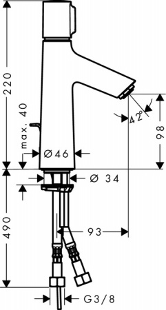 ��������� Hansgrohe Talis Select S 72042000 ��� ��������
