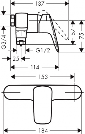 ��������� Hansgrohe Logis 71630000 ��� ����