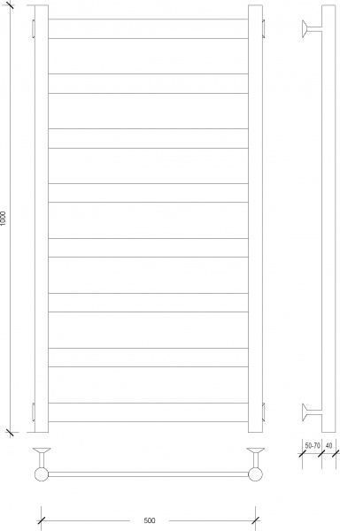 ����������������� ������� Secado ������ 2 100x50, ������ �������