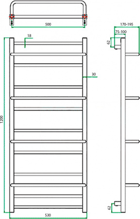 ����������������� ������� Grota Vista 53x120