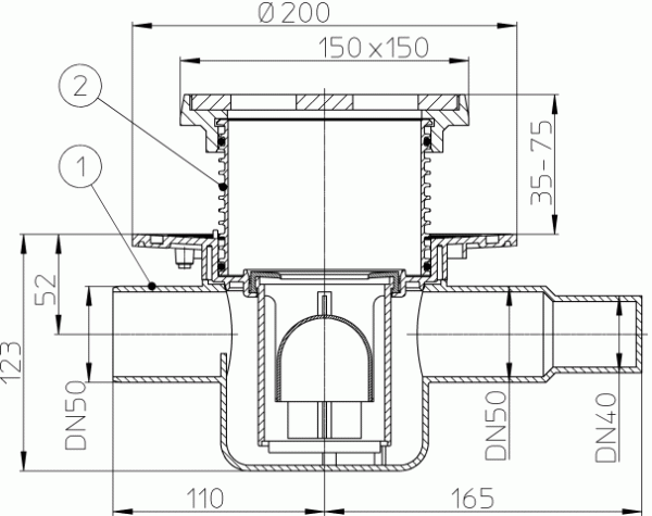 HL 300G ���� � �������������� �������� DN50/40