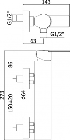 ��������� Paffoni Tango TA168CR ��� ����
