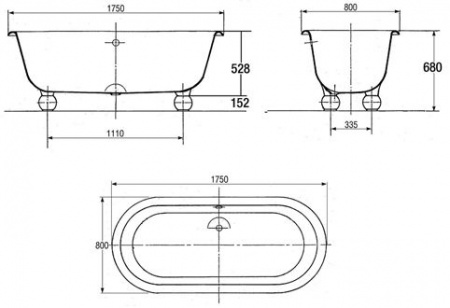 ����� ��� ����� Jacob Delafon Revival E4011 (������������) ��� �������� �����