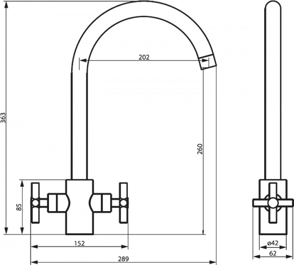 ��������� Damixa RedBlu Neo Classic 280000000 ��� �������� �����