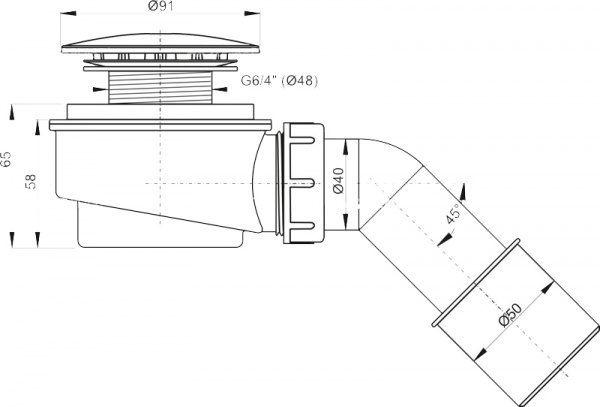 ����� ��� ������� AlcaPlast A471CR-60