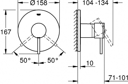  Grohe Atrio New 24065003  