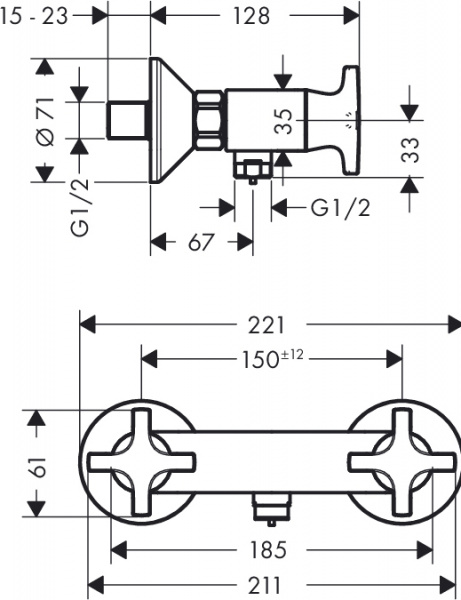 Hansgrohe Logis Classic 71260000 HG  