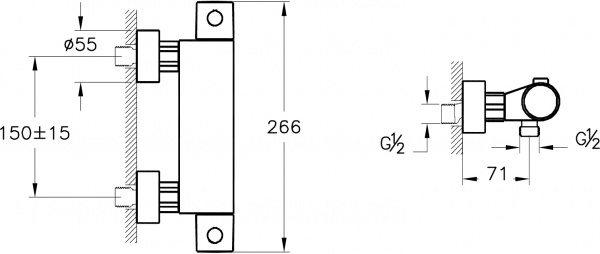 ��������� VitrA AquaHeat A47174EXP ��� ����